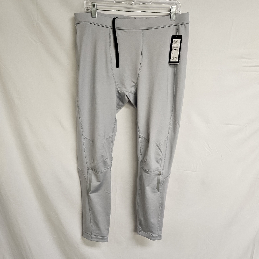 Rhone NWT Compression Thermal Run Fleece Tight Mens Size XLARGE Abyss Gray New
